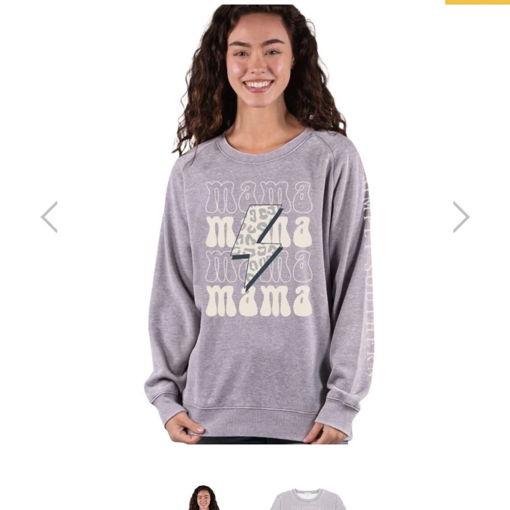 Simply southern sweater new mama mama cheetahs